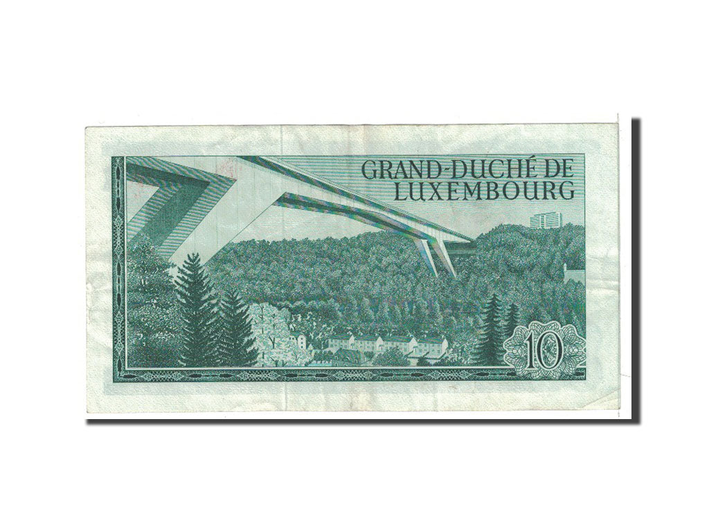 Luxembourg, 10 Francs, 1967, 1967-03-20, KM:53a, EF(40-45)