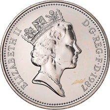 Monnaie, Grande-Bretagne, Elizabeth II, 5 Pence, 1987, SPL, Cupro-nickel, KM:937