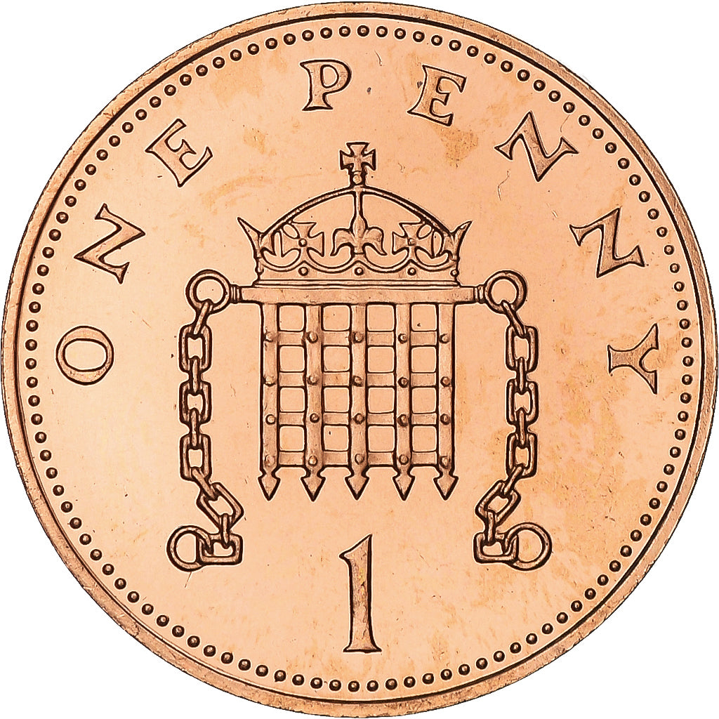 Moneta, Gran Bretagna, Elizabeth II, Penny, 1987, SPL, Bronzo, KM:935