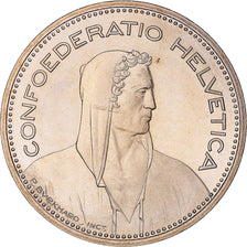 Coin, Switzerland, 5 Francs, 1989, Bern, BE, MS(63), Copper-nickel, KM:40a.3