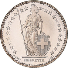 Coin, Switzerland, 2 Francs, 1989, Bern, BE, MS(63), Copper-nickel, KM:21a.3