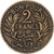 Münze, Tunesien, Anonymous, 2 Francs, AH 1345/1926, Paris, SS, Aluminum-Bronze