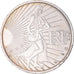 France, 10 Euro, 2009, Semeuse, AU(50-53), Silver