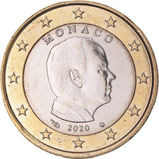 Monaco, Euro, 2020, Prince Albert, MS(65-70), Bi-Metallic