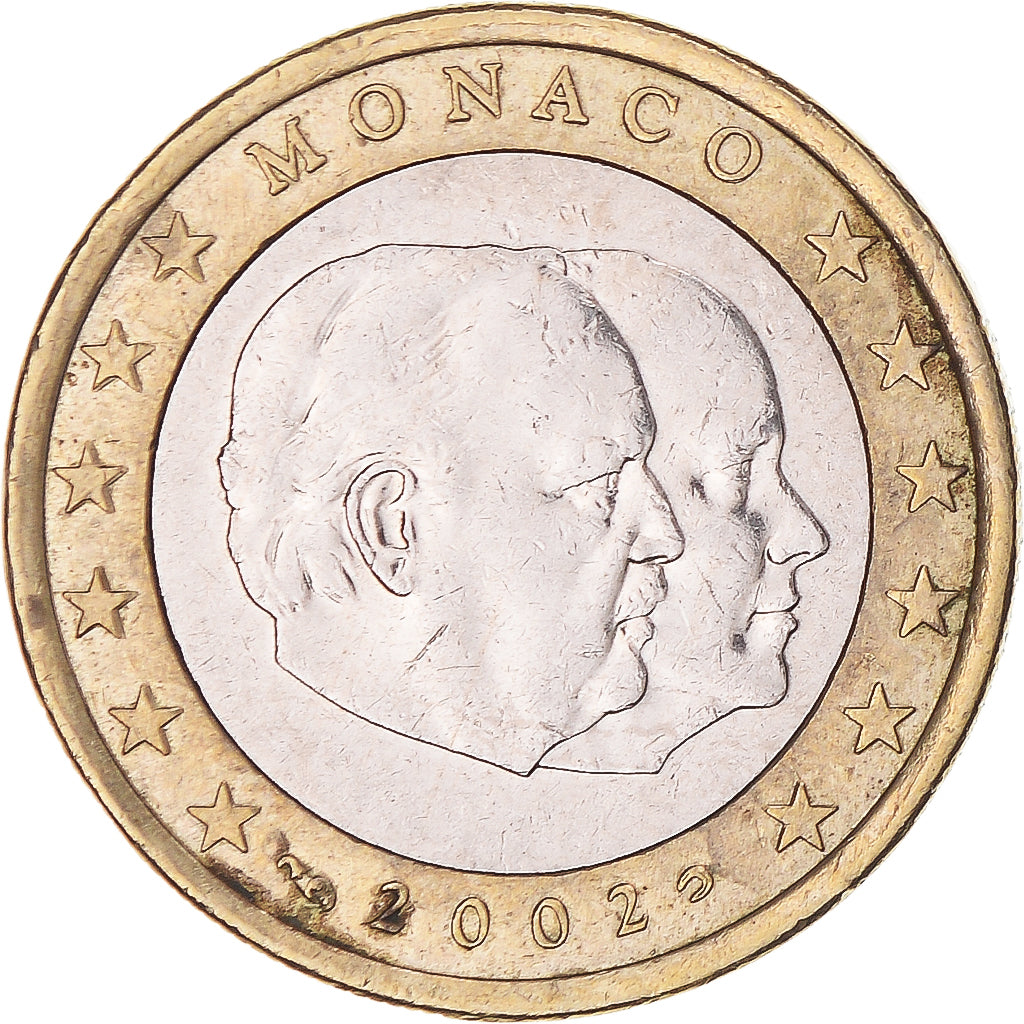 Monaco, Euro, 2002, SS, Bi-Metallic