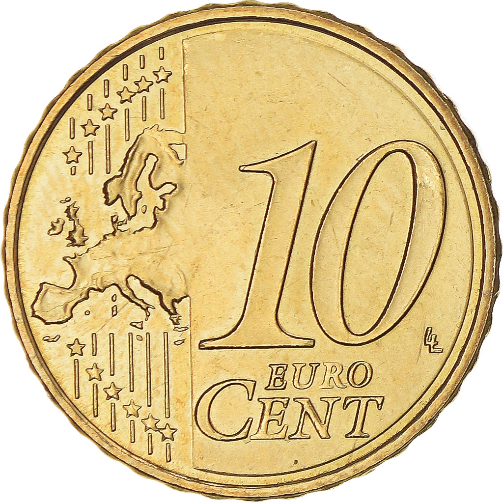 Andorra, 10 Euro Cent, 2014, MS(63), Brass, KM:New