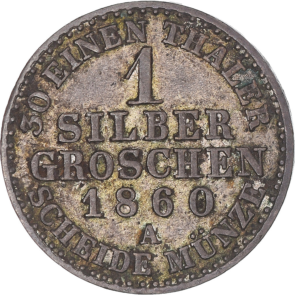 Coin, German States, PRUSSIA, Friedrich Wilhelm IV, Groschen, 1860, Berlin
