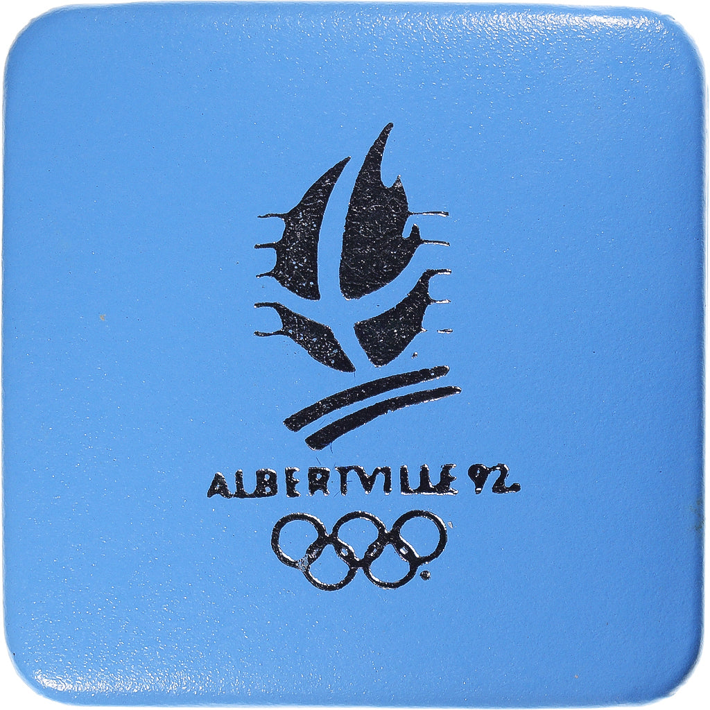 Coin, France, Cross-country skier, 100 Francs, 1991, BE, MS(65-70), Silver