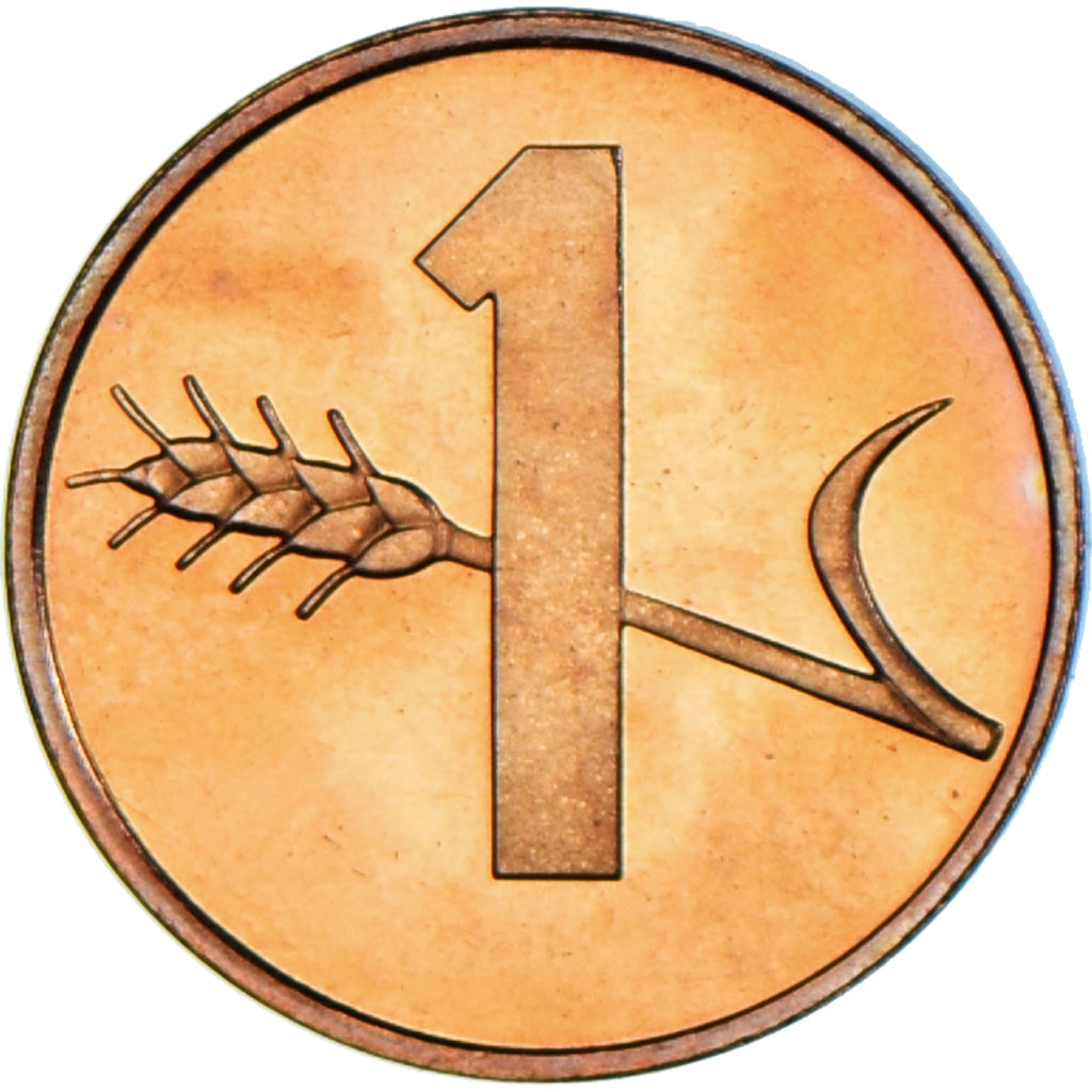 Moneta, Svizzera, Rappen, 1975, Bern, FDC, Bronzo, KM:46