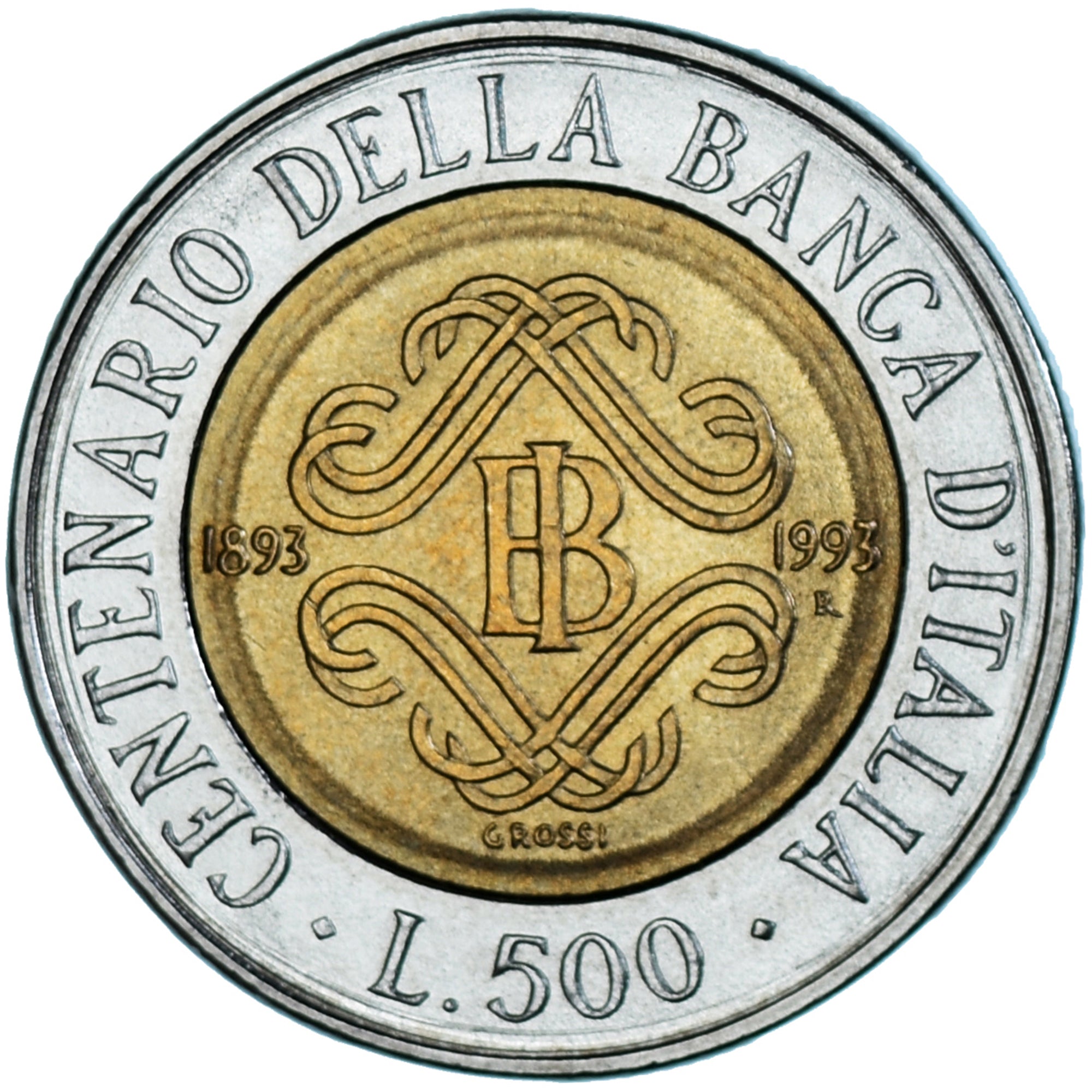 Moneta, Italia, 500 Lire, 1993, Rome, BB+, Bi-metallico, KM:160