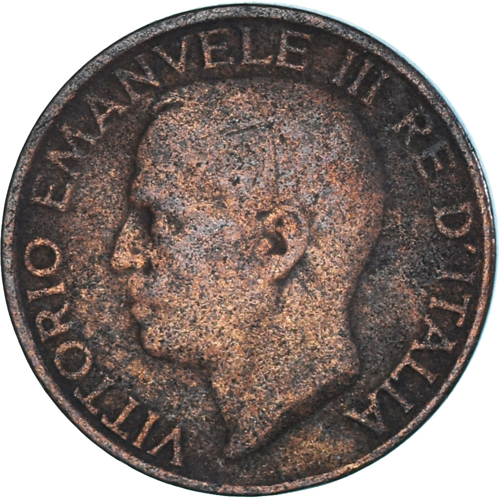 Coin, Italy, Vittorio Emanuele III, 10 Centesimi, 1928, Rome, VF(30-35), Bronze