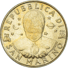 Coin, San Marino, 200 Lire, 1997, MS(63), Aluminum-Bronze, KM:366