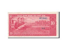 Billet, South Viet Nam, 10 D<ox>ng, 1962, Undated, KM:5a, TTB+