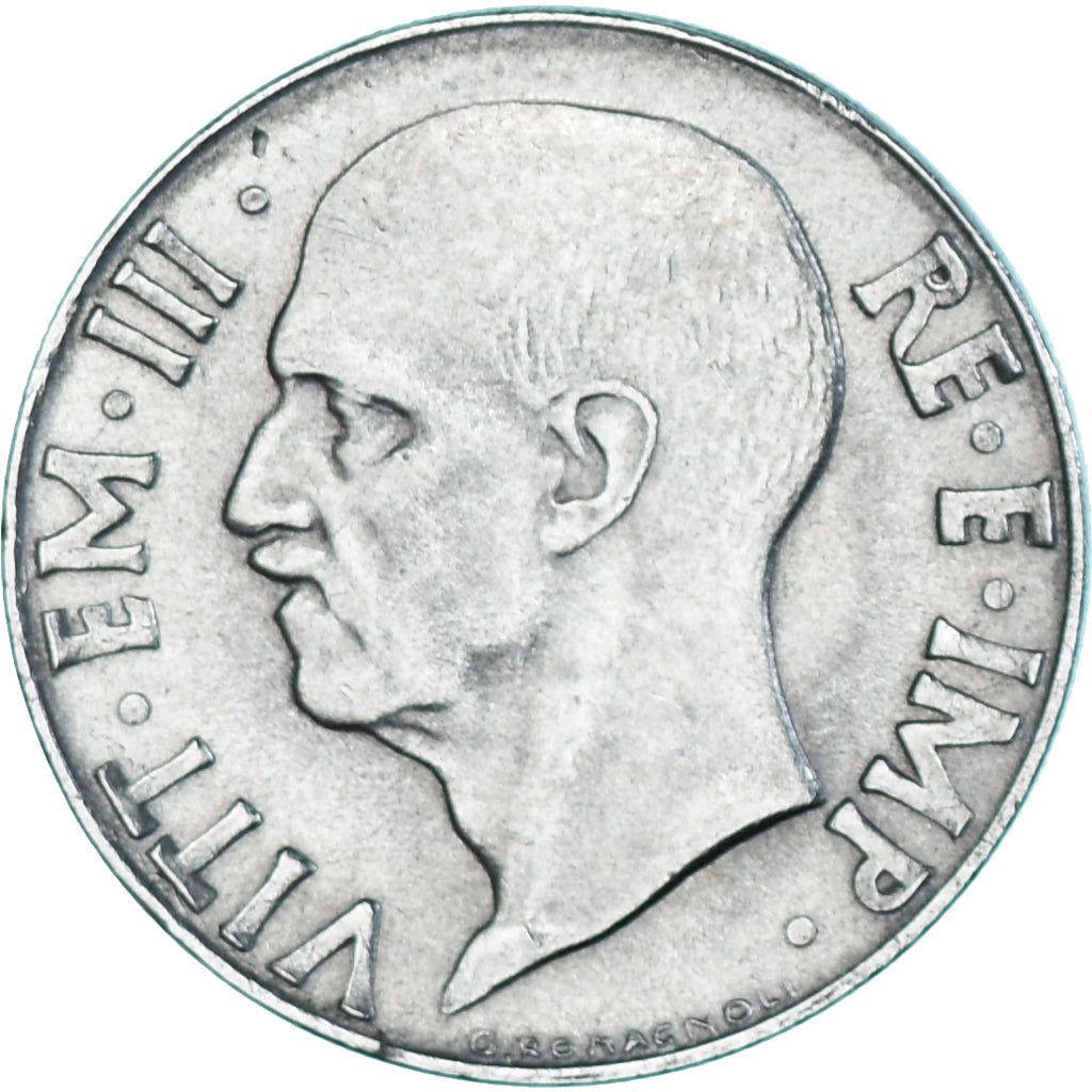 Coin, Italy, Vittorio Emanuele III, 20 Centesimi, 1942, Rome, AU(50-53)