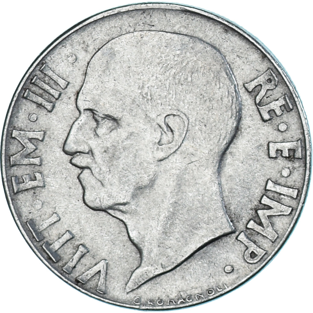 Coin, Italy, Vittorio Emanuele III, 20 Centesimi, 1942, Rome, EF(40-45)