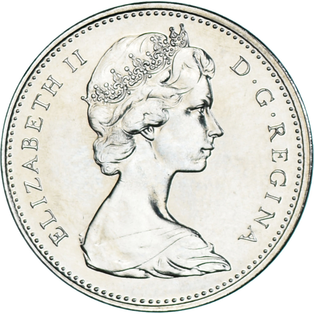 Moneta, Canada, Elizabeth II, 5 Cents, 1973, Royal Canadian Mint, Ottawa