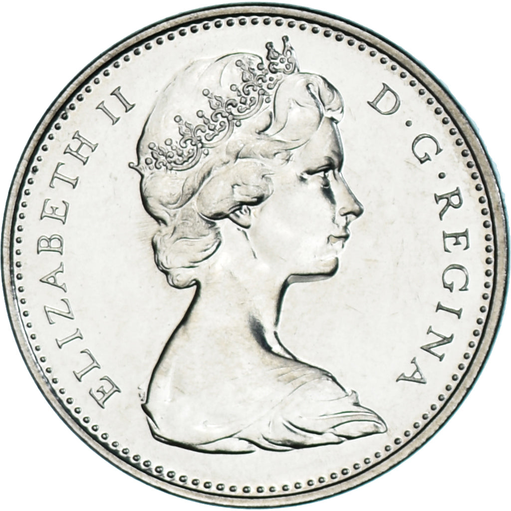 Coin, Canada, Elizabeth II, 5 Cents, 1973, Royal Canadian Mint, Ottawa