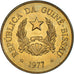 Coin, Guinea-Bissau, 2-1/2 Pesos, 1977, AU(50-53), Nickel-brass, KM:19