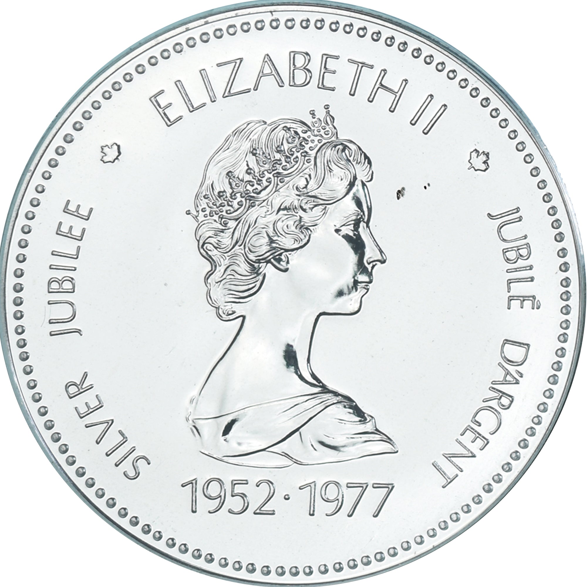 Coin, Canada, Elizabeth II, Dollar, 1977, Royal Canadian Mint, Ottawa, Jubilé