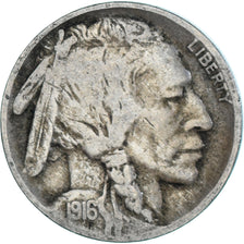 Munten, Verenigde Staten, Buffalo Nickel, 5 Cents, 1916, U.S. Mint