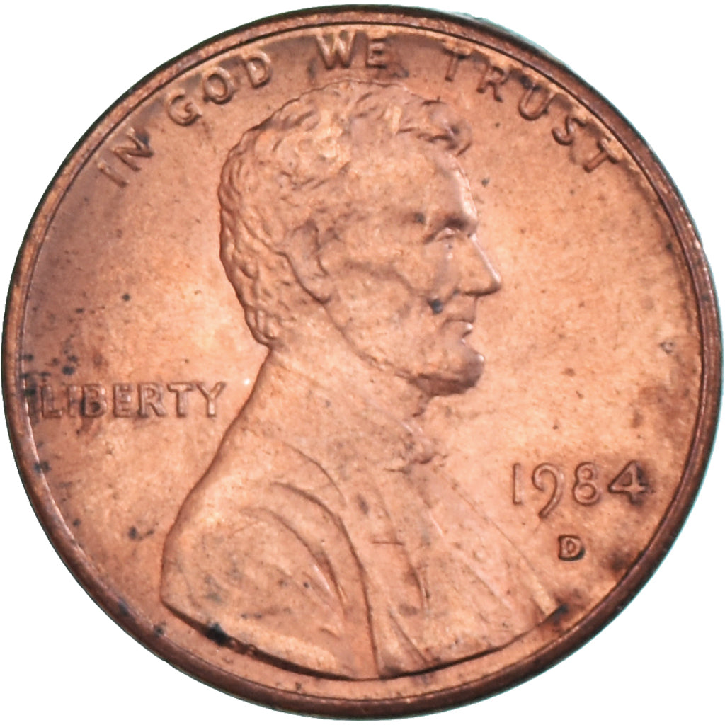 Münze, Vereinigte Staaten, Lincoln Cent, Cent, 1984, U.S. Mint, Denver, SS