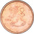 Finlandia, Euro Cent, 2004, Vantaa, BU, FDC, Cobre chapado en acero, KM:98