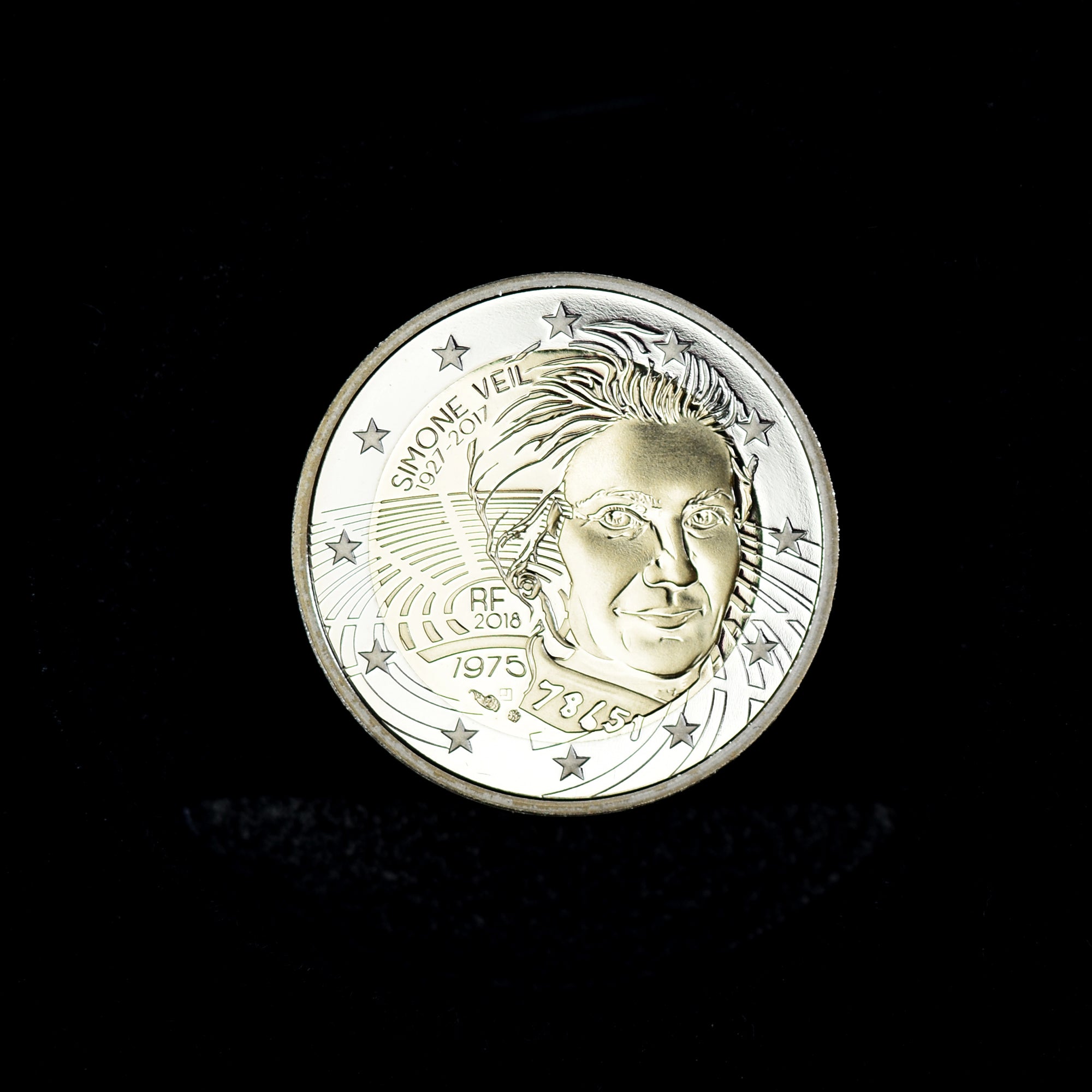 France, 2 Euro, Simone Veil, 2018, Monnaie de Paris, BE, MS(65-70), Bi-Metallic