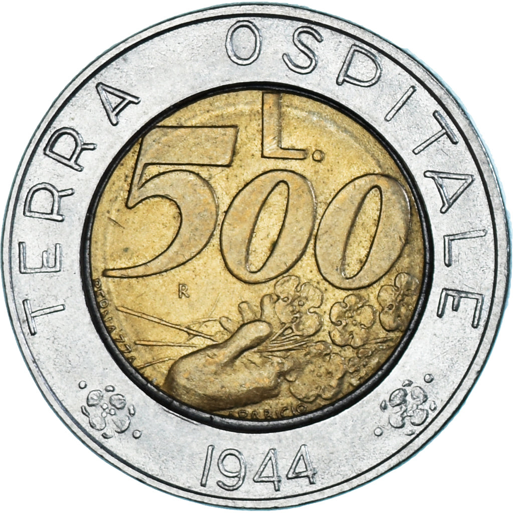 Munten, San Marino, 500 Lire, 1991, Rome, ZF, Bi-Metallic, KM:269