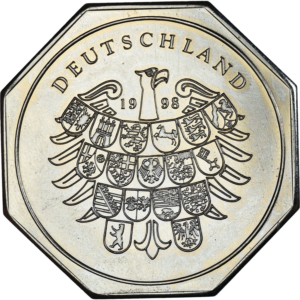Deutschland, Medaille, 1998, Médaille Allemagne 50 ans Deutsche Mark 1948 -