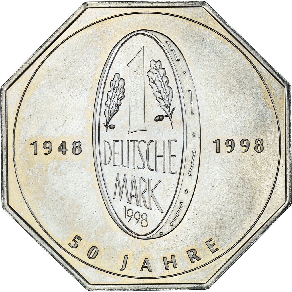 Deutschland, Medaille, 1998, Médaille Allemagne 50 ans Deutsche Mark 1948 -