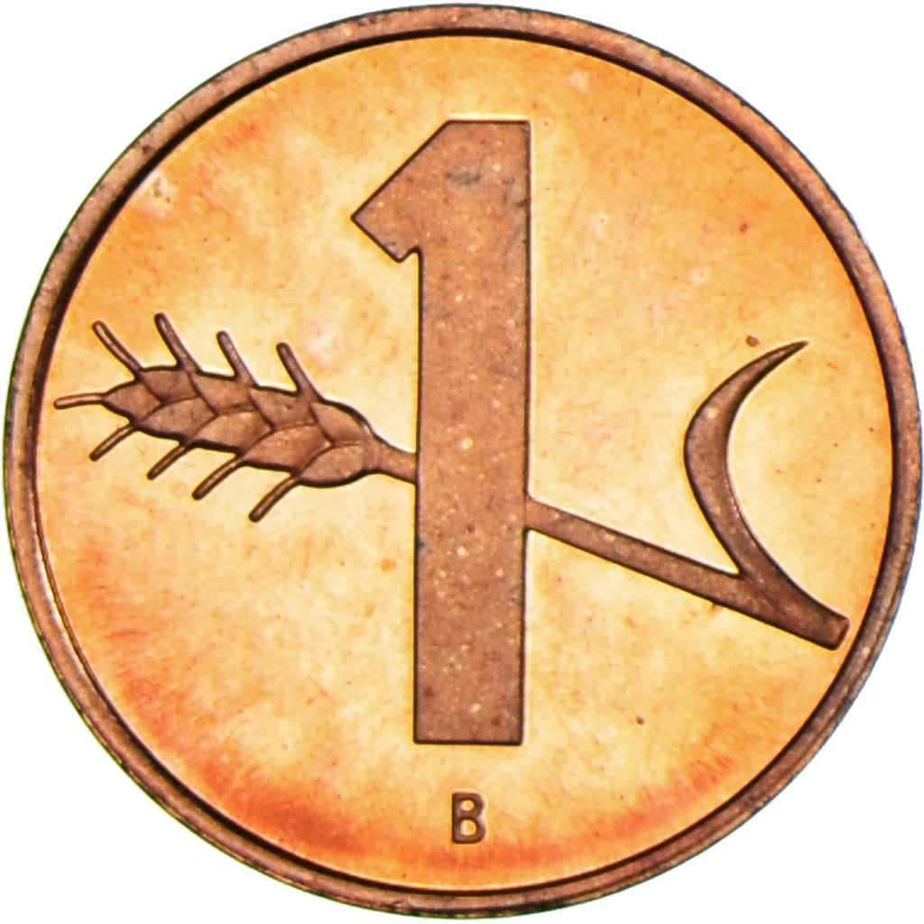 Munten, Zwitserland, Rappen, 1989, Bern, BE, FDC, Bronzen, KM:46