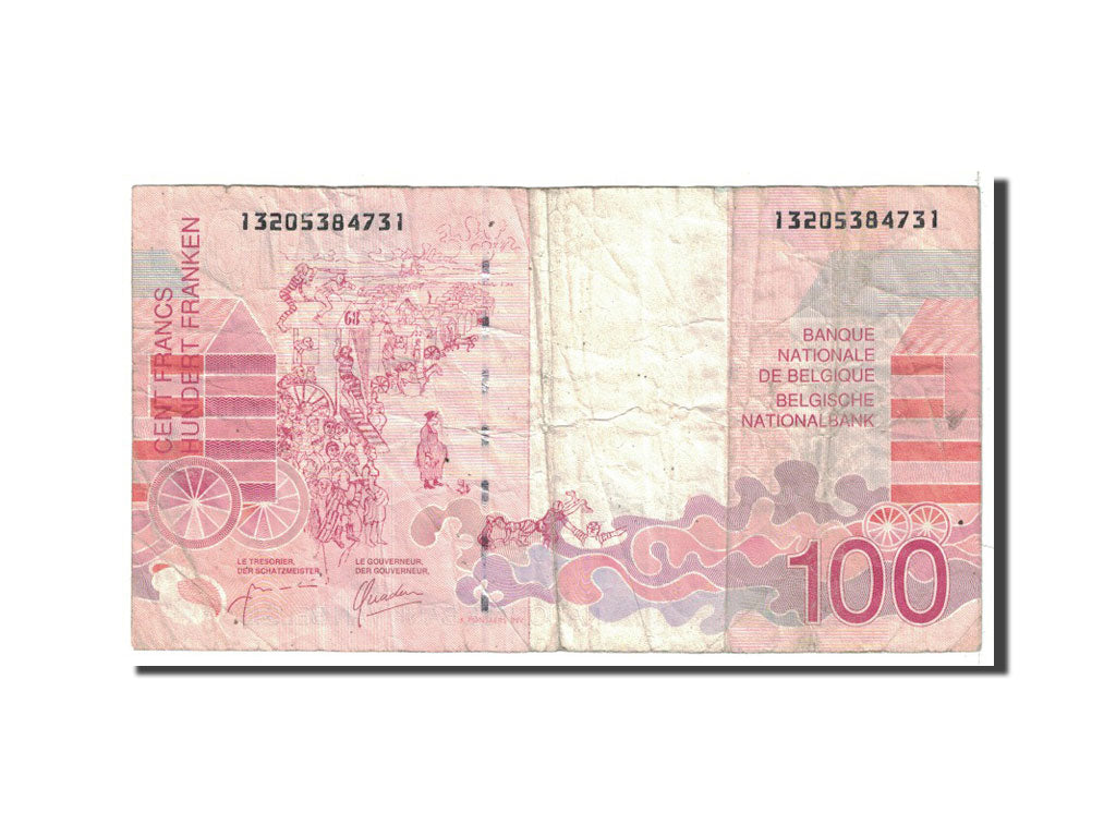 Banknote, Belgium, 100 Francs, 1995, Undated, KM:147, VF(20-25)