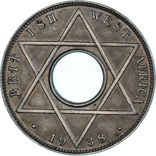 Coin, BRITISH WEST AFRICA, 1/10 Penny, 1938, MS(63), Copper-nickel, KM:20