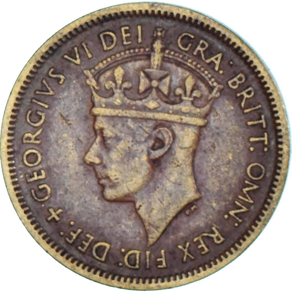 Münze, BRITISH WEST AFRICA, George VI, Shilling, 1951, SS, Tin-Brass, KM:28