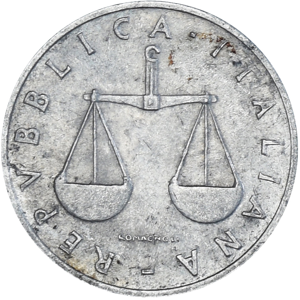 Moeda, Itália, Lira, 1954, Rome, EF(40-45), Alumínio, KM:91