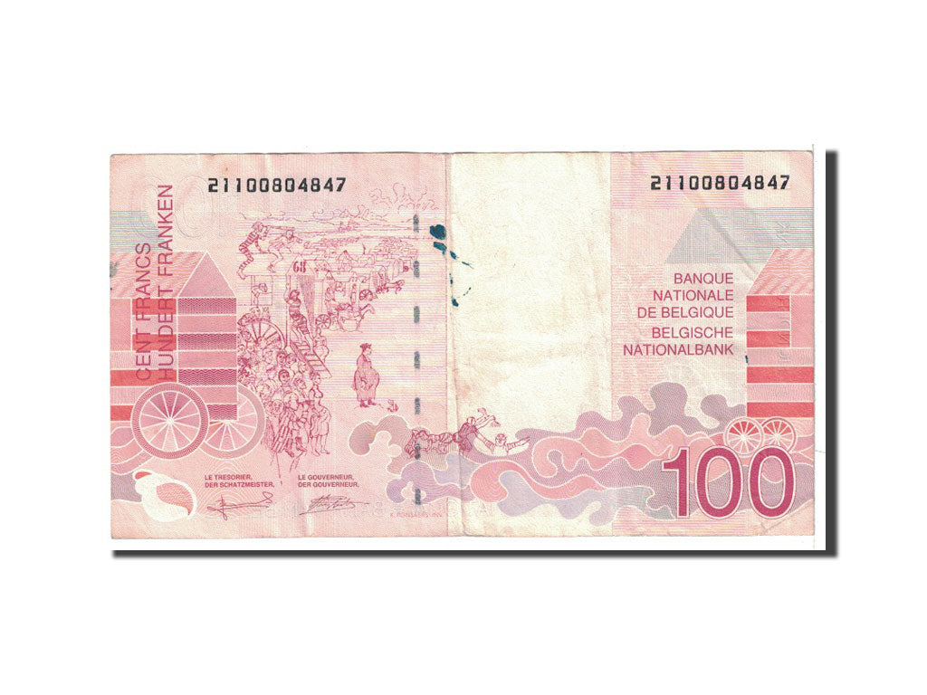 Banknote, Belgium, 100 Francs, 1995, Undated, KM:147, EF(40-45)