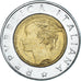 Coin, Italy, 500 Lire, 1993, Rome, EF(40-45), Bi-Metallic, KM:160