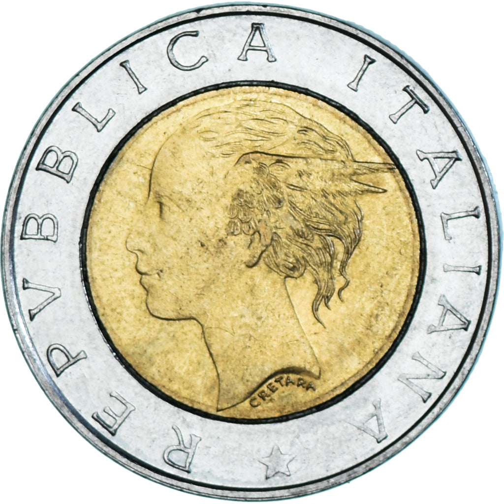 Moneta, Italia, 500 Lire, 1998, Rome, IFAD, BB, Bi-metallico, KM:193