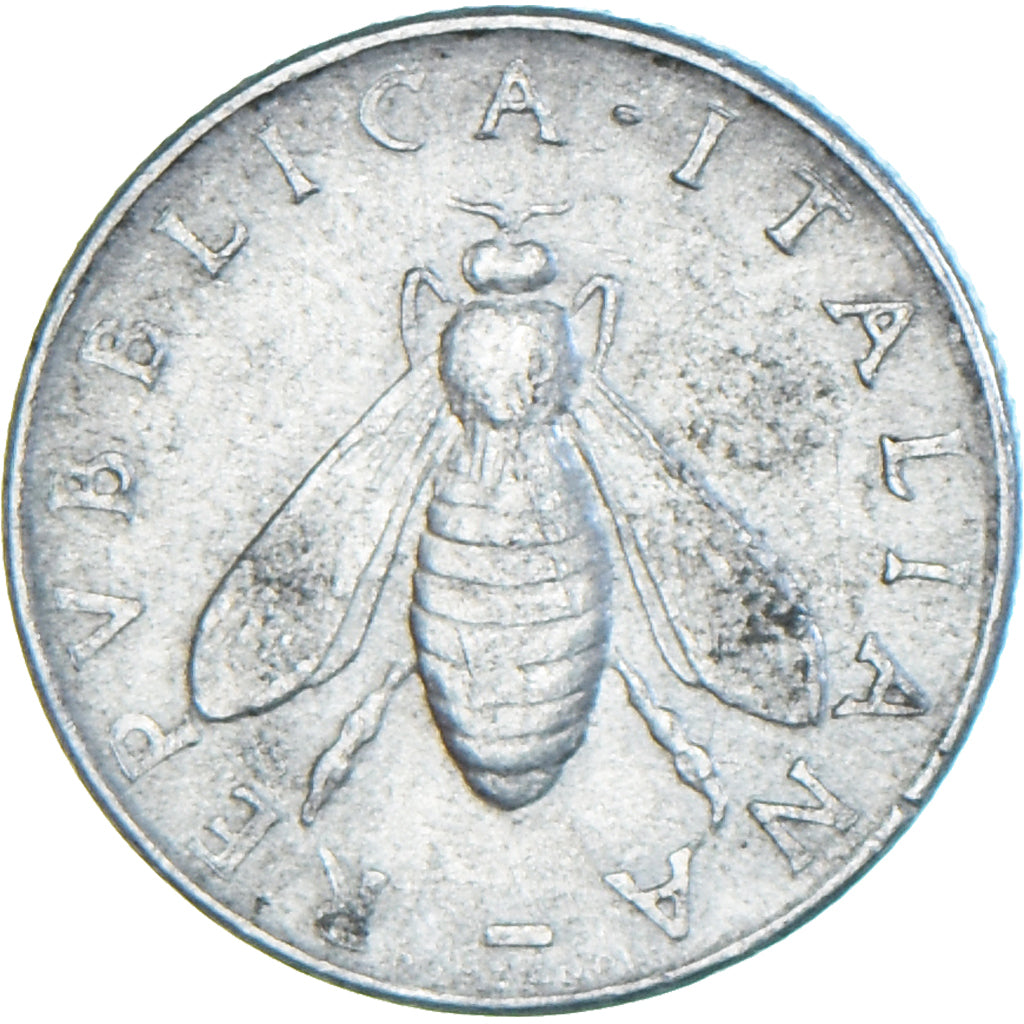 Coin, Italy, 2 Lire, 1955, Rome, EF(40-45), Aluminum, KM:94