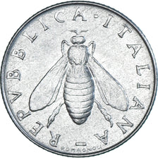 Coin, Italy, 2 Lire, 1959, Rome, EF(40-45), Aluminum, KM:94