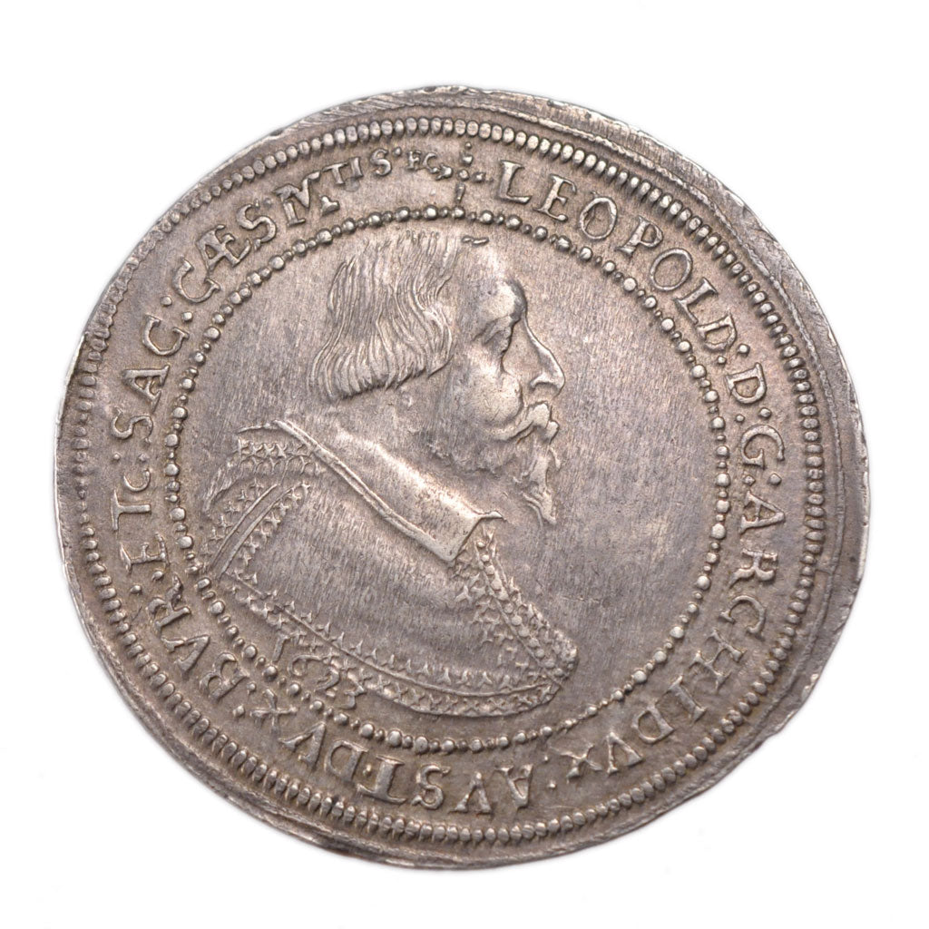 GERMAN STATES, Thaler, 1623, Ensisheim, KM #257.1, AU(55-58), Silver, Boudeau...