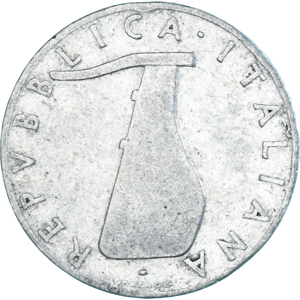 Moeda, Itália, 5 Lire, 1954, Rome, VF(30-35), Alumínio, KM:92