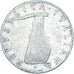 Moneta, Italia, 5 Lire, 1954, Rome, MB+, Alluminio, KM:92