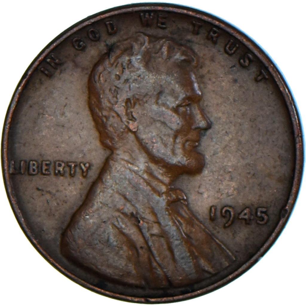 Münze, Vereinigte Staaten, Lincoln Cent, Cent, 1945, U.S. Mint, Philadelphia