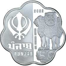 Coin, INDIA-REPUBLIC, 100 Rupees, 2022, Punjab.BE, MS(65-70), Copper Plated