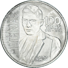 Coin, Philippines, Piso, 2016, Horacio Dela Costa., MS(63), Copper-nickel
