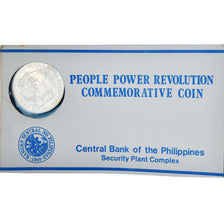 Coin, Philippines, 10 Piso, 1988, MS(63), Nickel, KM:250