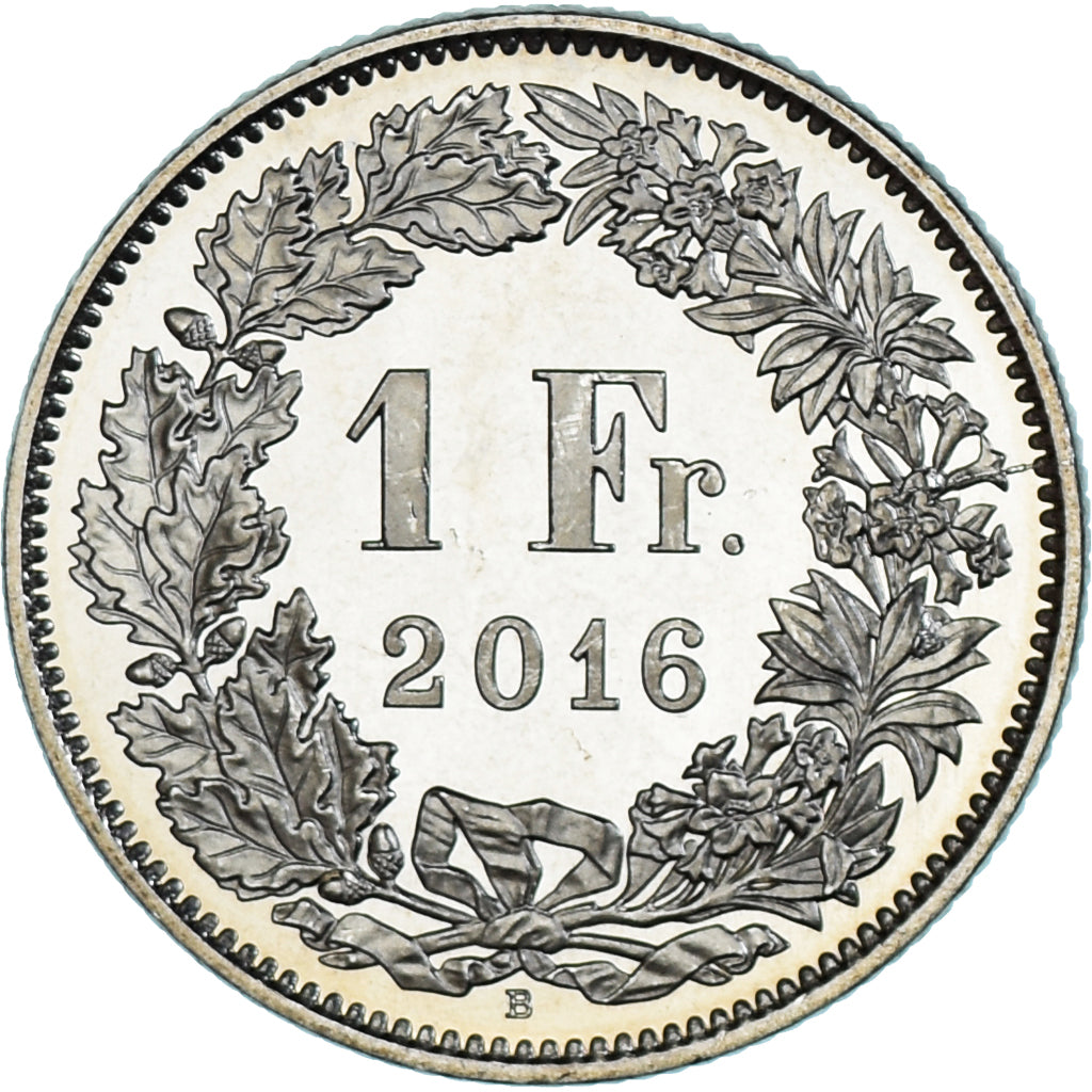 Coin, Switzerland, Franc, 2016, Bern, BE, MS(65-70), Copper-nickel, KM:24a.3