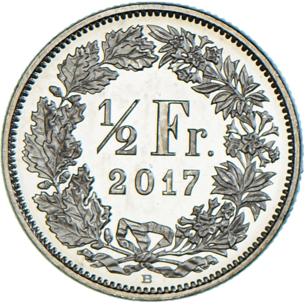 Moneda, Suiza, 1/2 Franc, 2017, Bern, BE, FDC, Cobre - níquel, KM:23a.3