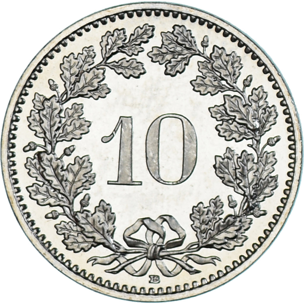 Coin, Switzerland, 10 Rappen, 2015, Bern, BE, MS(65-70), Copper-nickel, KM:27